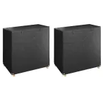 Huse balansoar 2 buc, 8 ocheți 125x90x135/165 cm, polietilenă GartenMobel Dekor