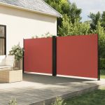 Copertină laterală retractabilă, teracotă, 160 x 600 cm GartenMobel Dekor