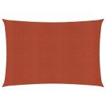 Pânză parasolar, cărămiziu, 2,5x4m , HDPE,160 g/m² GartenMobel Dekor