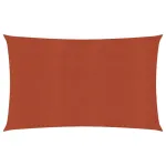 Pânză parasolar, cărămiziu, 2x5 m, HDPE, 160 g/m² GartenMobel Dekor