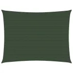Pânză parasolar, verde închis, 2,5x3 m, HDPE, 160 g/m² GartenMobel Dekor