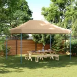 Cort de petrecere pliabil Pop-Up, 440x292x315 cm, bej GartenMobel Dekor
