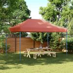 Cort de petrecere pliabil Pop-Up, 440x292x315 cm, teracotă GartenMobel Dekor