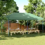 Cort de petrecere pliabil Pop-Up, 580x292x315 cm, verde GartenMobel Dekor