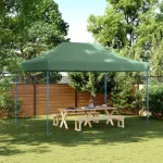 Cort de petrecere pliabil Pop-Up, verde, 410x279x315 cm GartenMobel Dekor