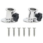 Baza rotundă tub barcă Bimini, 26 mm, 2 buc., oțel inoxidabil GartenMobel Dekor