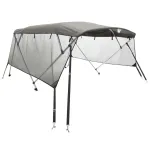 Parasolar Bimini 3 arcuri pereți din plasă 183x(170-182)x137 cm GartenMobel Dekor