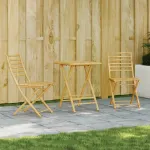 Set mobilier bistro, 3 piese, bambus GartenMobel Dekor