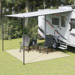 Covoraș de camping, crem, 4x3 m GartenMobel Dekor