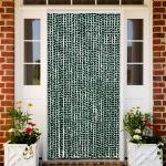Perdea pentru insecte, verde și alb, 118x220 cm, chenille GartenMobel Dekor
