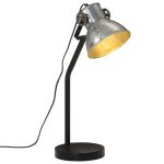 Lampă de birou 25 W, argintiu vintage, 17x17x60 cm, E27 GartenMobel Dekor