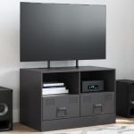 Dulap TV, negru, 67x39x44 cm, oțel GartenMobel Dekor