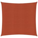 Pânză parasolar, teracotă, 2,5 x 2,5 m, HDPE, 160 g/m², pătrat GartenMobel Dekor
