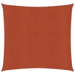Pânză parasolar, teracotă, 2,5 x 2,5 m, HDPE, 160 g/m², pătrat GartenMobel Dekor