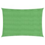 Pânză parasolar verde dreptunghiular 2x3,5 m HDPE 160 g/m² GartenMobel Dekor