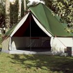 Cort de familie Tipi pentru 10 persoane, verde, impermeabil GartenMobel Dekor