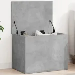 Cutie de depozitare, gri beton, 60x42x46 cm, lemn prelucrat GartenMobel Dekor