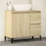 Dulap de baie, stejar sonoma, 65x33x60 cm, lemn prelucrat GartenMobel Dekor