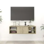 Raft de perete, stejar Sonoma, 102x30x29 cm, PAL GartenMobel Dekor