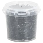 Benzi de împletit pentru cal 1500 buc. negru silicon GartenMobel Dekor