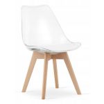 Scaun bucatarie/living, Artool, Mark, PP, lemn, transparent, 49x42x82.5 cm GartenVIP DiyLine