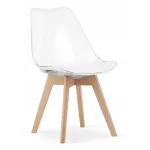 Scaun bucatarie/living, Artool, Mark, PP, lemn, transparent, 49x42x82.5 cm GartenVIP DiyLine