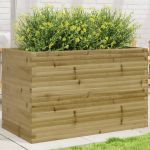 Jardinieră de grădină, 110x60x68,5 cm, lemn de pin impregnat GartenMobel Dekor