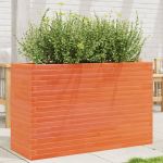 Jardinieră grădină, maro ceruit, 110x40x68,5 cm, lemn masiv pin GartenMobel Dekor