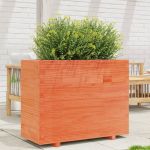 Jardinieră grădină, maro ceruit, 90x40x72,5 cm, lemn masiv pin GartenMobel Dekor