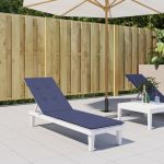 Pernă pentru șezlonguri, bleumarin, țesătură oxford GartenMobel Dekor