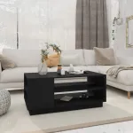 Măsuță de cafea, negru, 102x55x43 cm, PAL GartenMobel Dekor