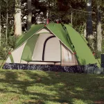 Cort de camping cupolă 2 persoane, setare rapidă, verde GartenMobel Dekor