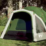 Cort de camping cupolă 3 persoane, setare rapidă, verde GartenMobel Dekor