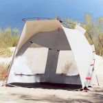 Cort camping 4 persoane gri impermeabil setare rapidă GartenMobel Dekor