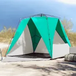 Cort camping 4 persoane verde marin impermeabil setare rapidă GartenMobel Dekor
