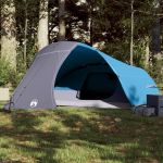Cort de camping cupolă pentru 4 persoane, albastru, impermeabil GartenMobel Dekor