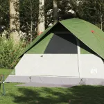 Cort de camping cupolă pentru 6 persoane, verde, impermeabil GartenMobel Dekor