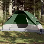 Cort de camping cupolă pentru 6 persoane, verde, impermeabil GartenMobel Dekor