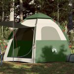 Cort de familie pentru 4 persoane verde setare rapidă GartenMobel Dekor