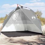 Cort de plajă, gri, impermeabil, setare rapidă GartenMobel Dekor