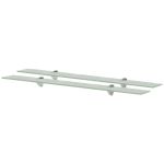 Rafturi suspendate, 2 buc., 90 x 20 cm, sticlă, 8 mm GartenMobel Dekor