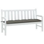 Pernă bancă de grădină, melanj gri închis, 150x50x7 cm, textil GartenMobel Dekor