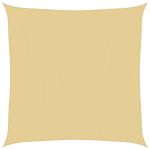 Parasolar, nisipiu, 4,5x4,5 m, 100% poliester Oxford GartenMobel Dekor