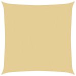 Parasolar, nisipiu, 4x4 m, 100% poliester Oxford GartenMobel Dekor