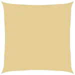Parasolar, nisipiu, 4x4 m, 100% poliester Oxford GartenMobel Dekor