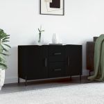 Dulap, negru, 100x36x60 cm, lemn compozit GartenMobel Dekor
