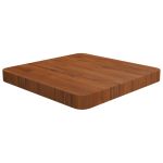 Blat de masă pătrat maro închis 40x40x4 cm lemn stejar tratat GartenMobel Dekor