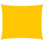 Pânză parasolar, galben, pătrat, 4,5x4,5 m HDPE, 160 g/m² GartenMobel Dekor