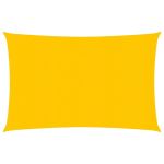 Pânză parasolar, galben dreptunghiular 4x5 m, HDPE, 160 g/m² GartenMobel Dekor