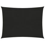 Pânză parasolar, negru, 2x3,5 m, HDPE, 160 g/m² GartenMobel Dekor